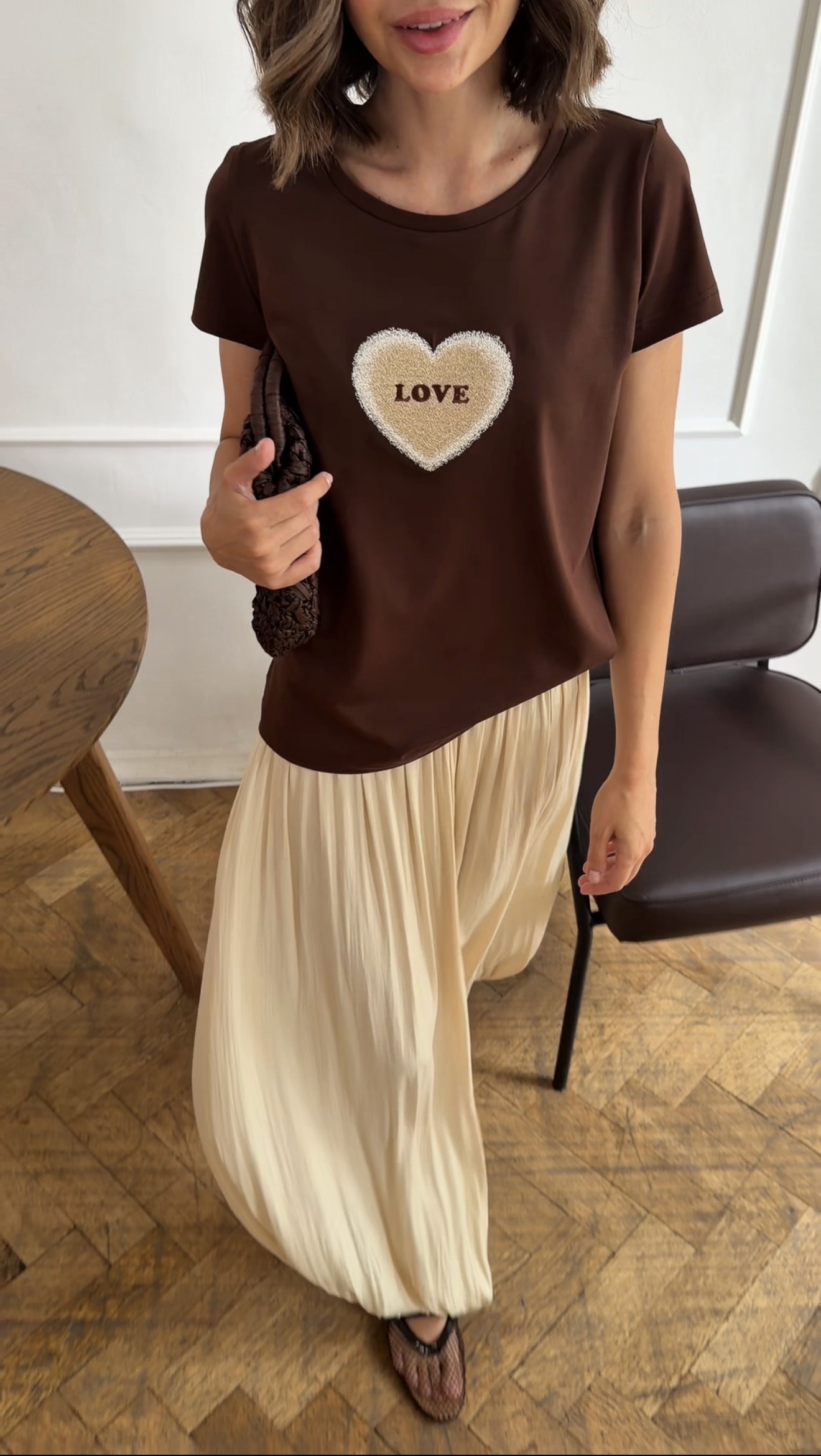 Футболка "Плюшевое сердце LOVE", вышивка — изображение 3